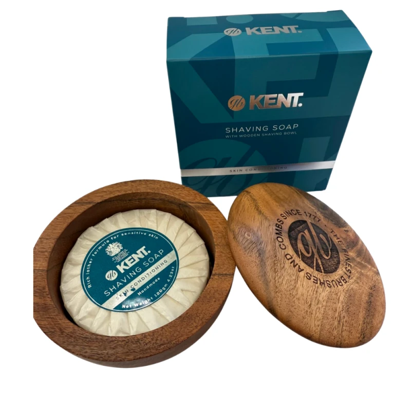 Луксозен сапун за бръснене в дървено легенче от дъб 33772